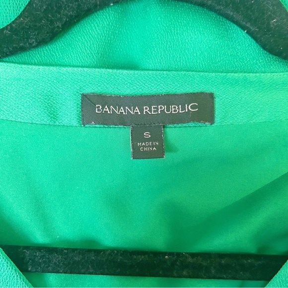 Banana Republic Green Midi Wrap Dress - Picture 6 of 9